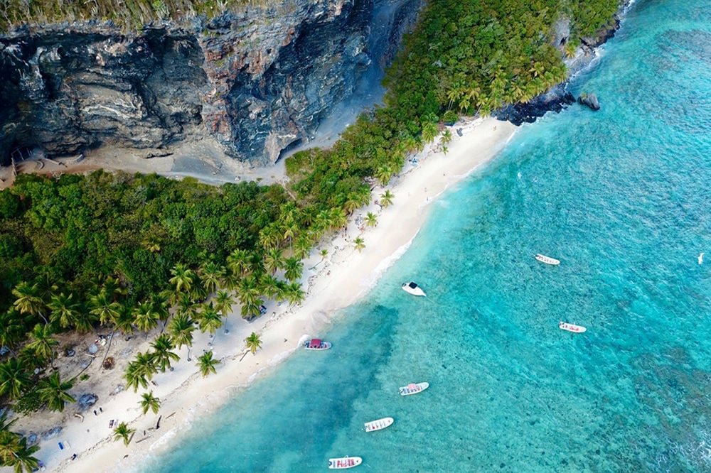 Famous isolated Playa Fronton Tour from Samana Port in Dominican Republic